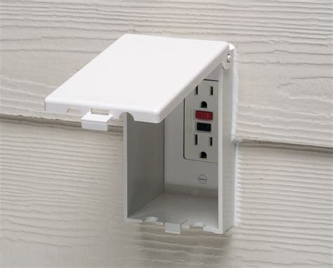 barn outlet box on sheet metal ceiling|metal siding electrical box.